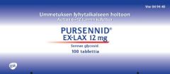 PURSENNID EX-LAX tabletti, päällystetty 12 mg 100 fol