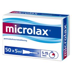 MICROLAX peräruiskeliuos 50 x 5 ml